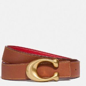 Signature Buckle Reversible Belt, 32mm